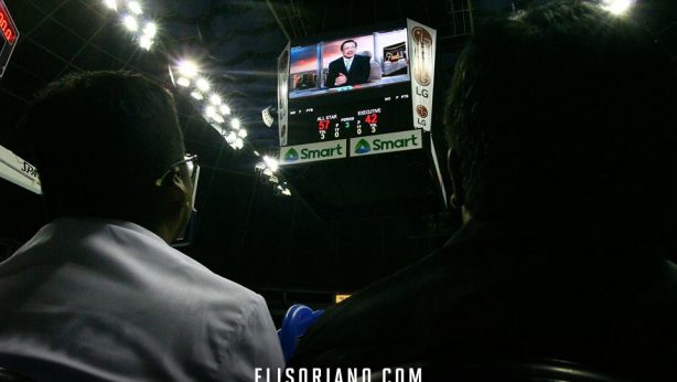 Bro. Eli Soriano delivers his closing remarks during the UNTV Cup Executive Face-Off held at the Smart-Araneta Coliseum in Quezon City. Through a live video conference, Bro. Eli shares some of the future public service projects that UNTV and MCGI plans to pursue, with the help of the Lord. Courtesy: Photoville International |Wilson Domingo