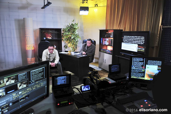 (File Photo: Studio where Bro. Eli Soriano conducts his Spanish and Portuguese language broadcasts.)